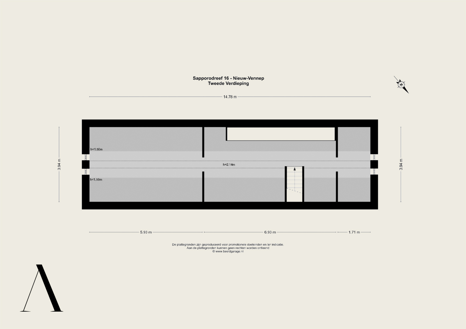 Sapporodreef 16 , 2152 KJ Nieuw-vennep map
